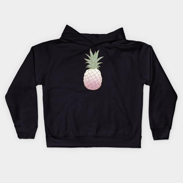 Pineapple pattern Kids Hoodie by SYLPAT